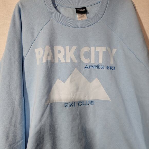 Park city Apres ski club by Special Thanks sweatshirt women's 1X - Picture 2 of 6